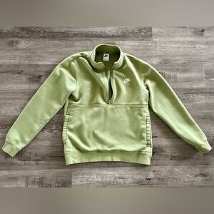Women’s Nike Green Half-Zip Sweatshirt M